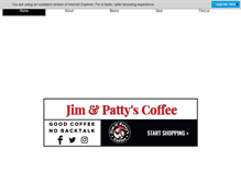 Tablet Screenshot of jimandpattys.com